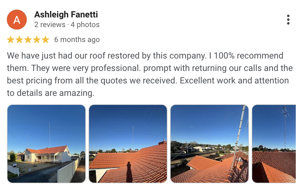 roof restorations bunbury